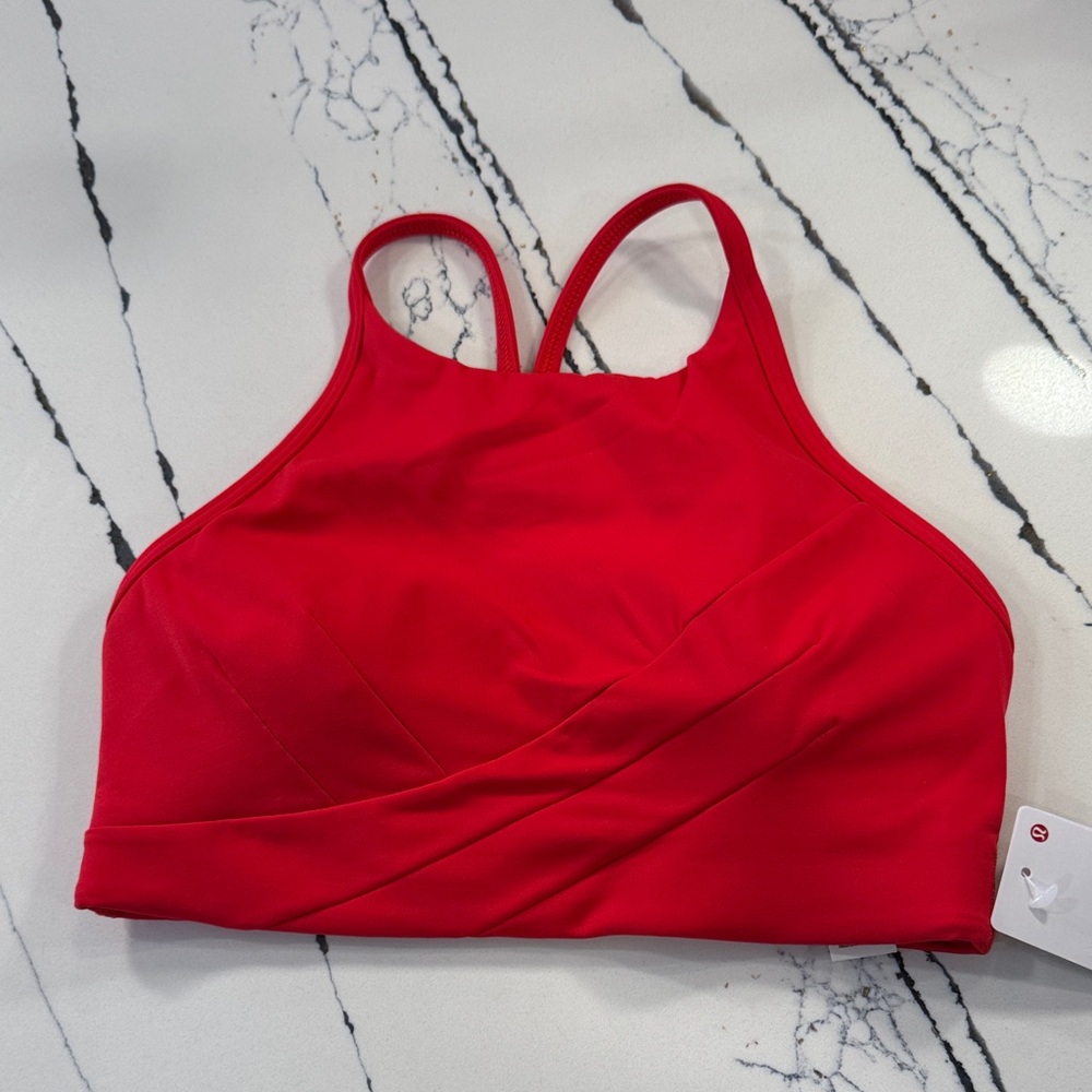 Women's Red Lululemon Sports Bra